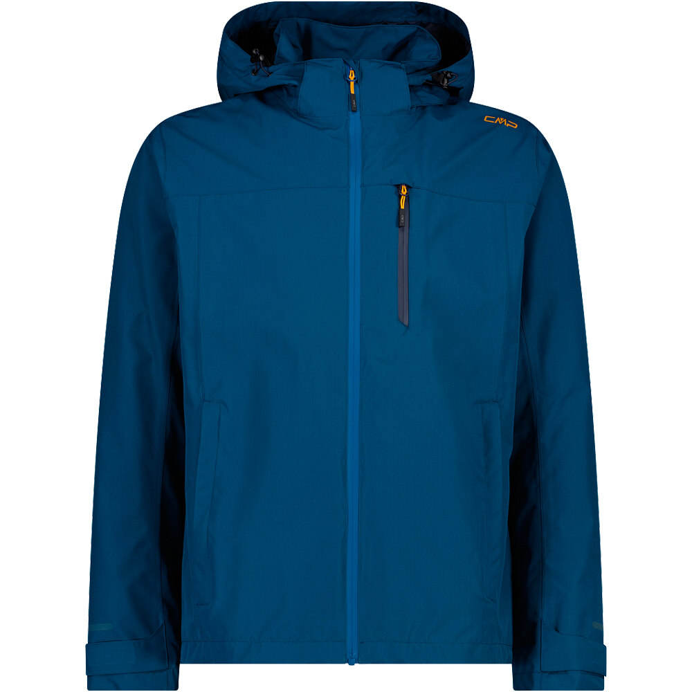 Man jacket fix chaqueta impermeable hombre Azul (48)