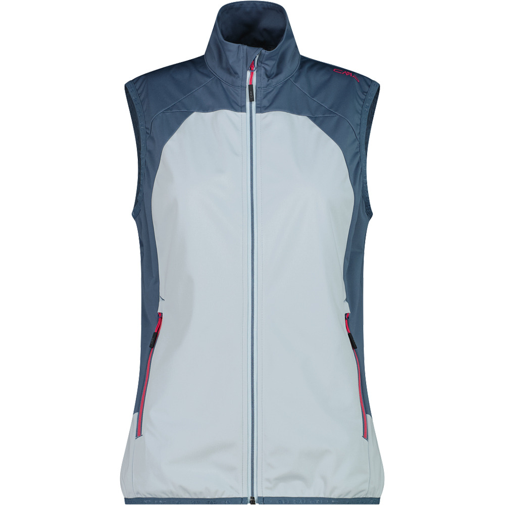 Woman vest chaleco outdoor mujer Azul (42)
