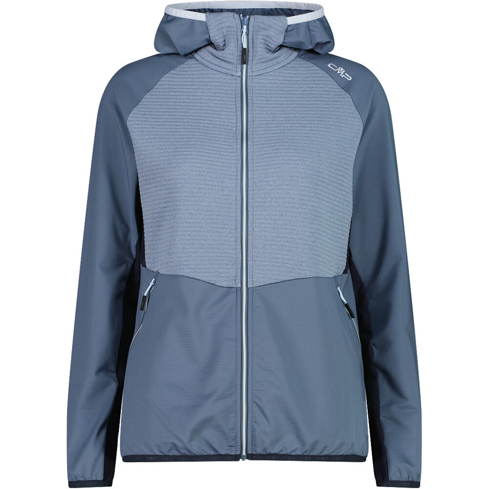 Woman jacket fix hood chaqueta outdoor mujer Azul (42)
