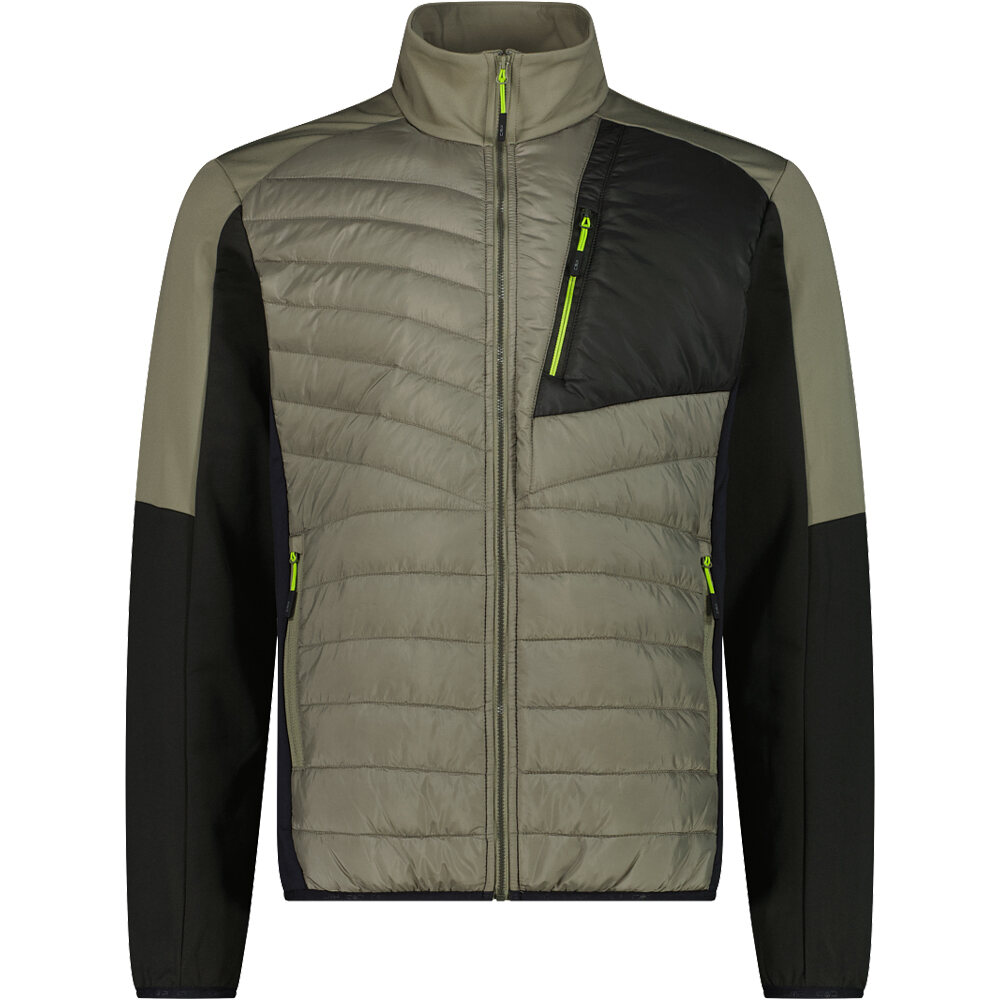 Man hybrid jacket chaqueta outdoor hombre Verde (50)