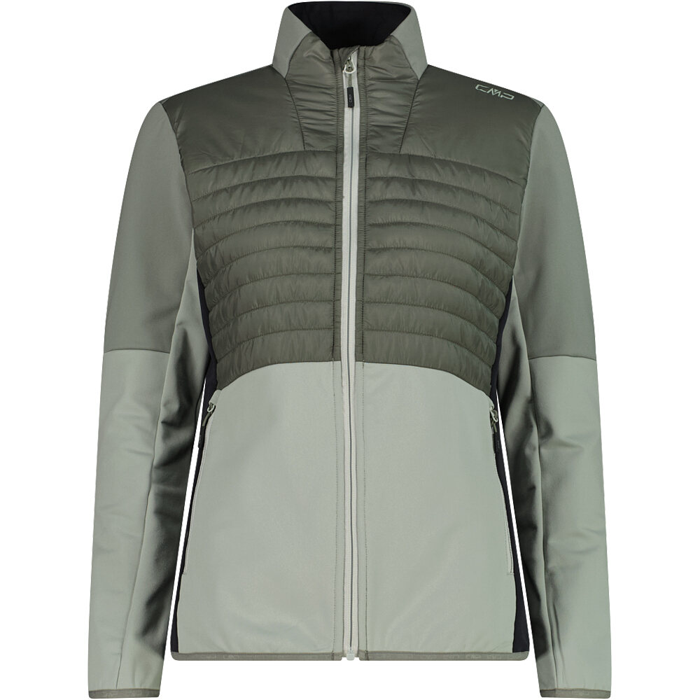 Woman jacket hybrid chaqueta outdoor mujer Verde (36)