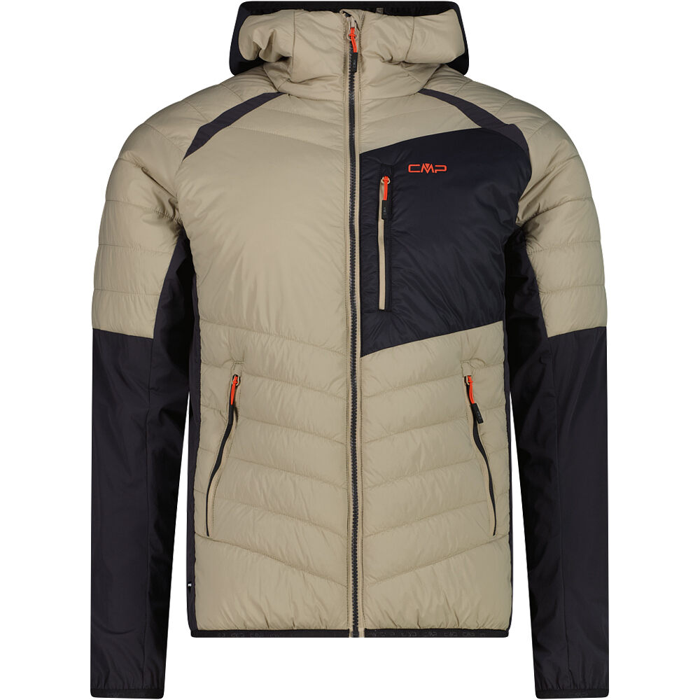 Cmp man jacket hybrid fix hood chaqueta outdoor hombre