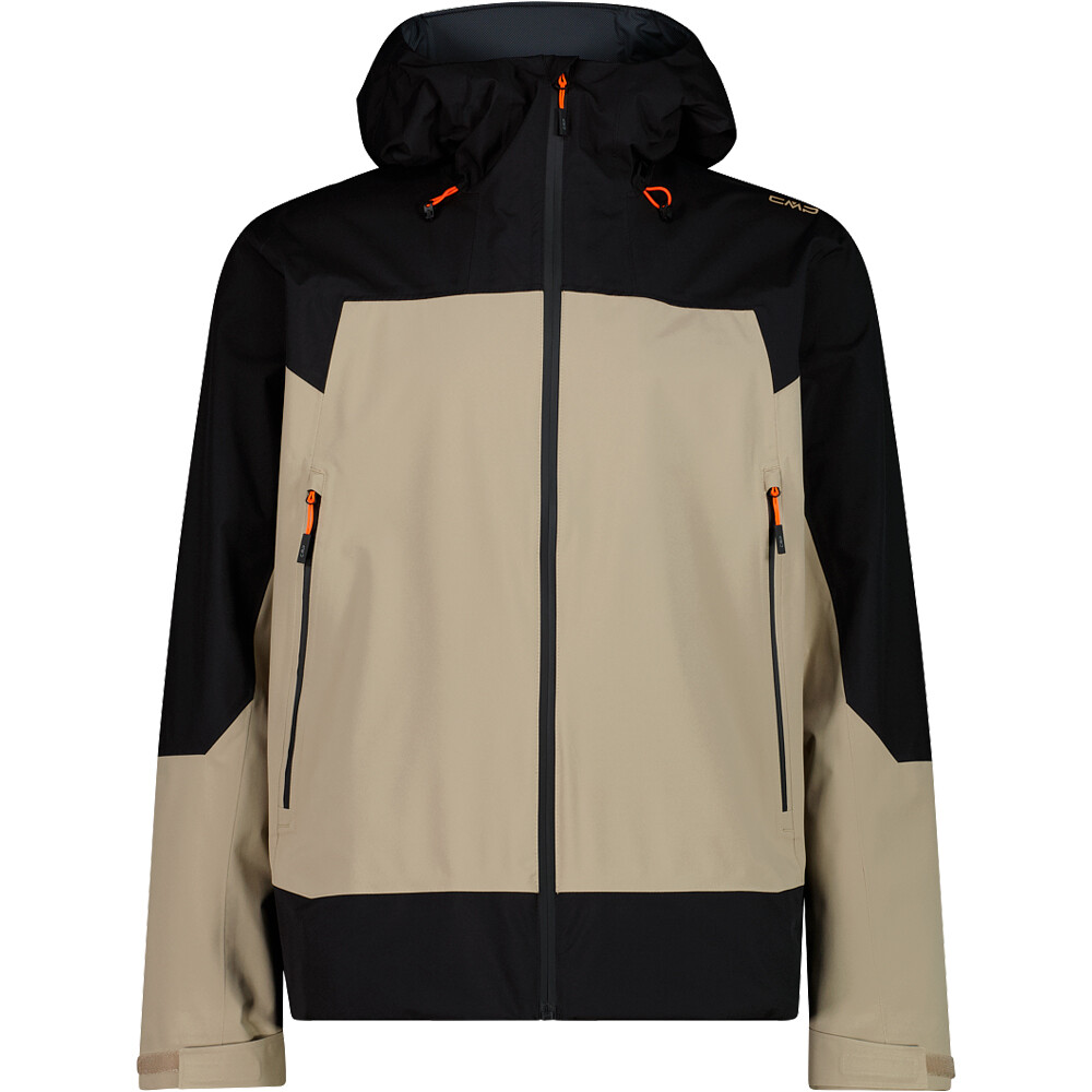 Man jacket fix chaqueta impermeable hombre Gris (50)