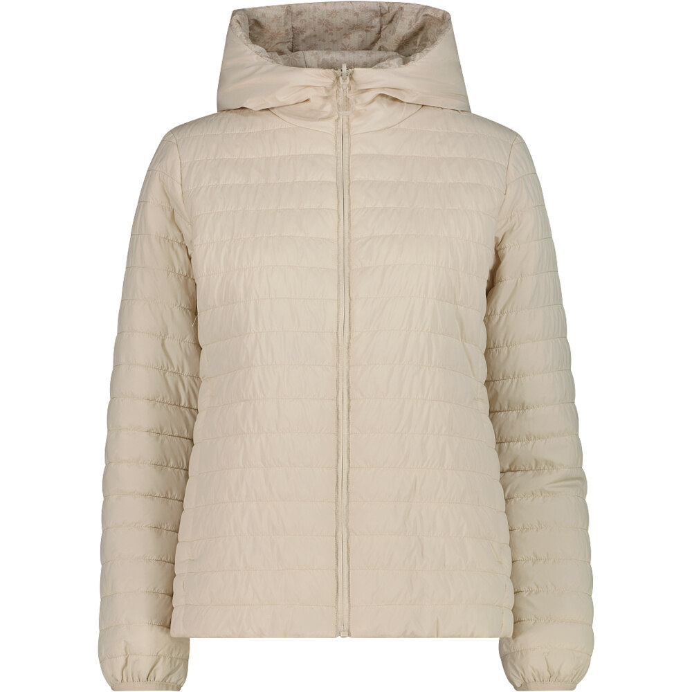 Woman jacket reverse fix hood chaqueta outdoor mujer Beige (40)