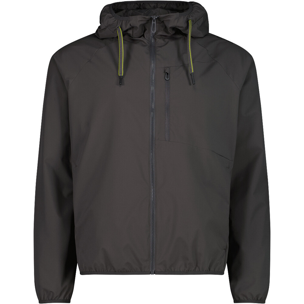 Man jacket fix hood chaqueta outdoor hombre Gris (56)