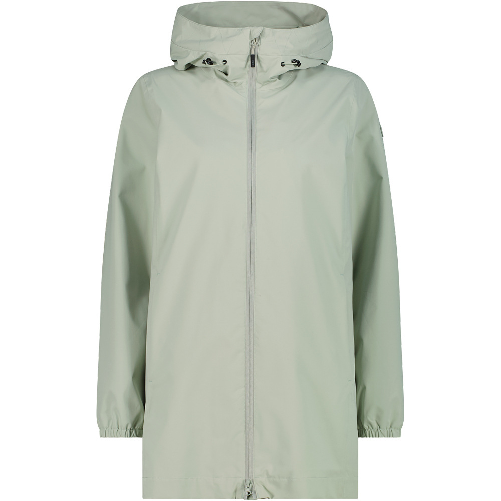 Woman jacket fix chaqueta impermeable insulada mujer Verde (36)