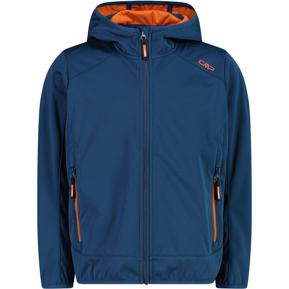 Cmp kid jacket fix hood chaqueta softshell niño