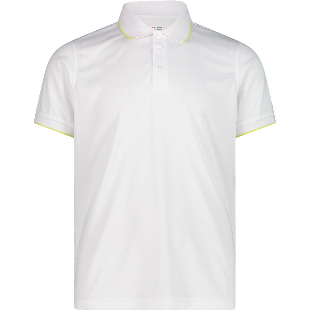 Man polo camiseta montaña manga corta hombre Blanco (56)