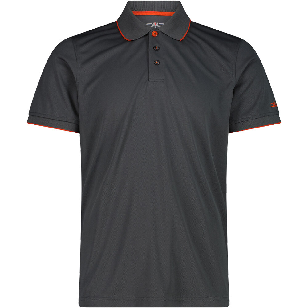Man polo camiseta montaña manga corta hombre Gris (50)