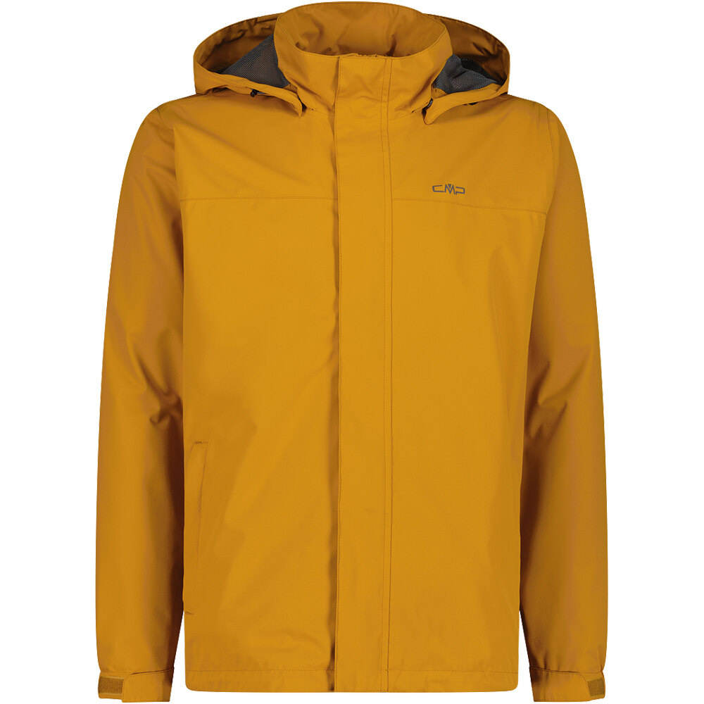 Man jacket snaps hood chaqueta impermeable hombre Naranja (52)
