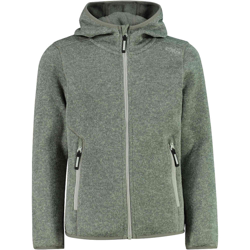 Cmp kid g jacket fix hood forro polar niño