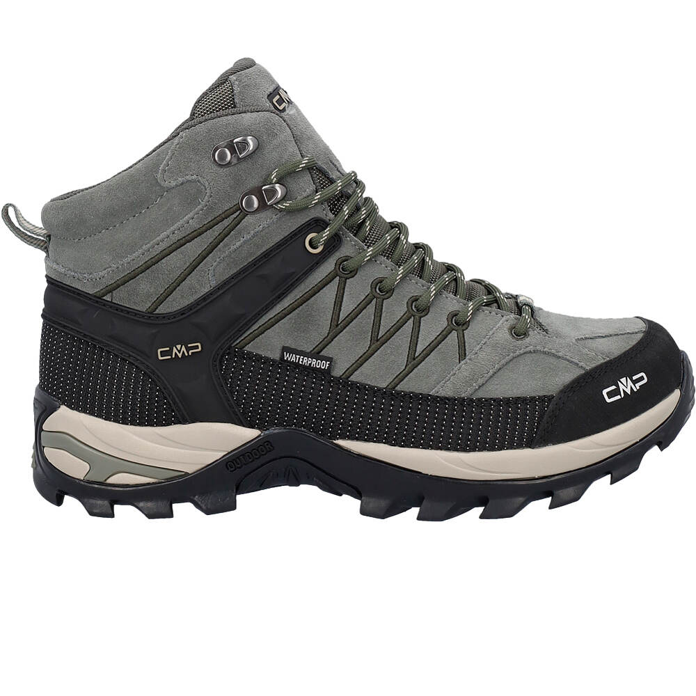 Rigel mid waterproof bota trekking hombre Verde (47)