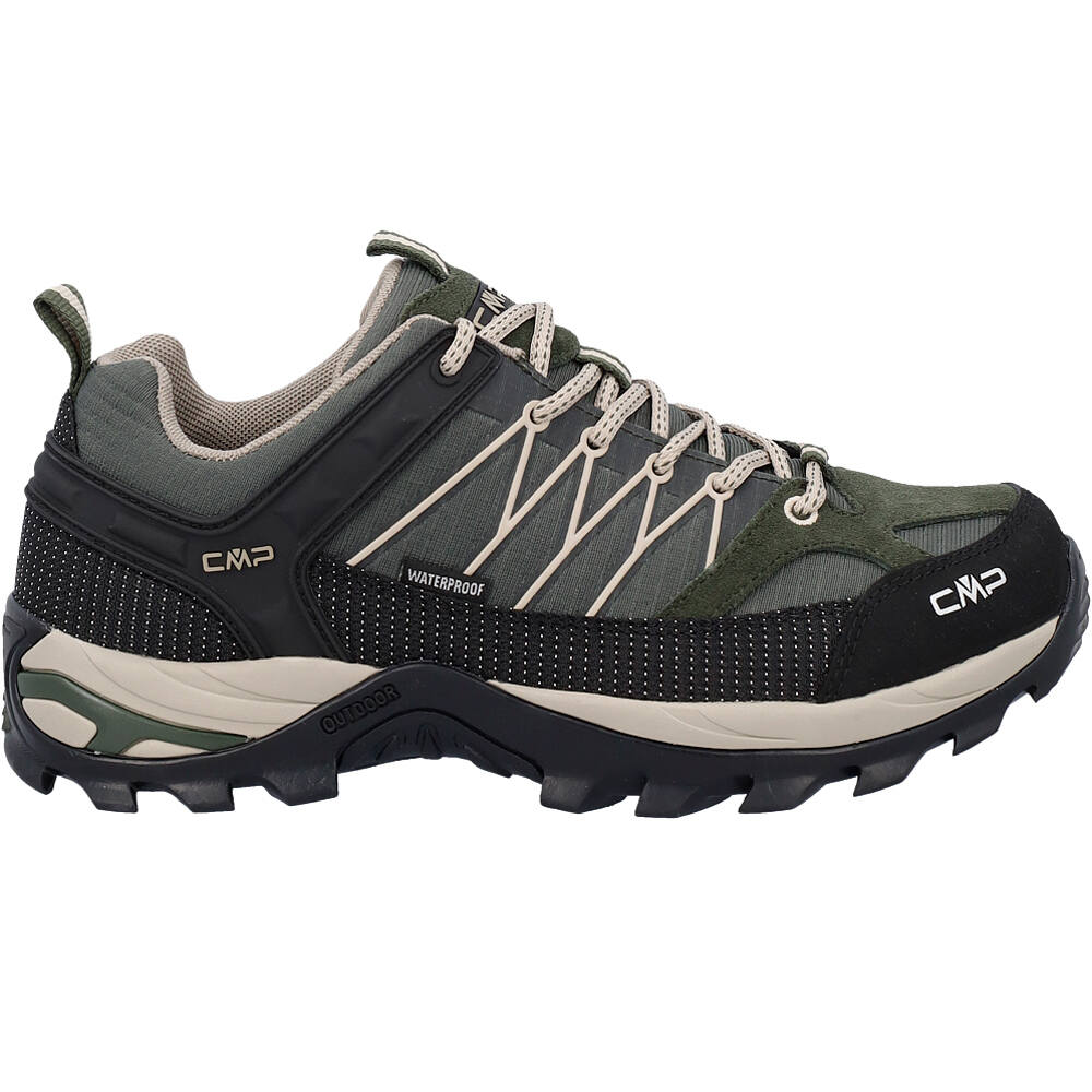 Rigel low waterproof zapatilla trekking hombre Verde (41)