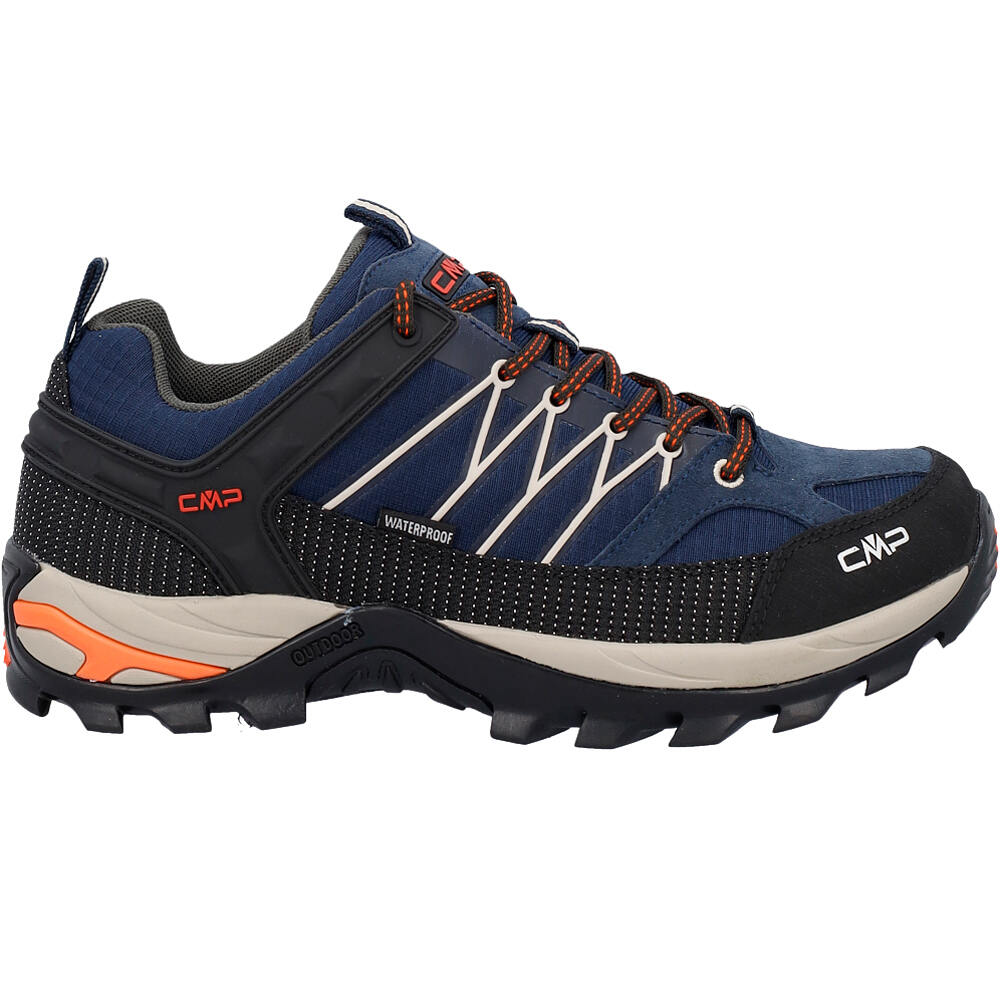 Rigel low waterproof zapatilla trekking hombre Azul (40)
