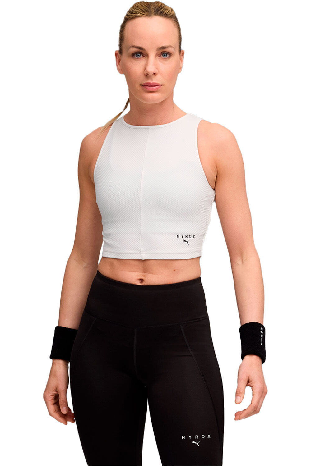 Puma x hyrox rib camiseta tirantes fitness mujer