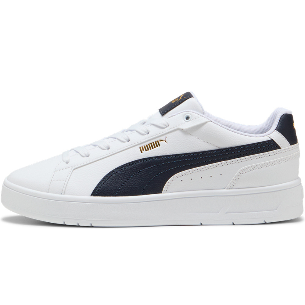 Court classico zapatilla moda hombre Blanco (43)