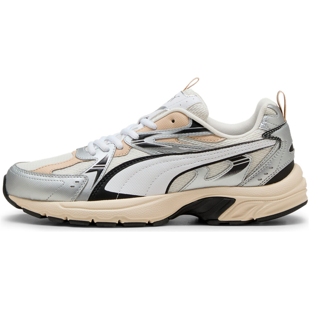 Milenio tech zapatilla moda hombre Blanco (46)