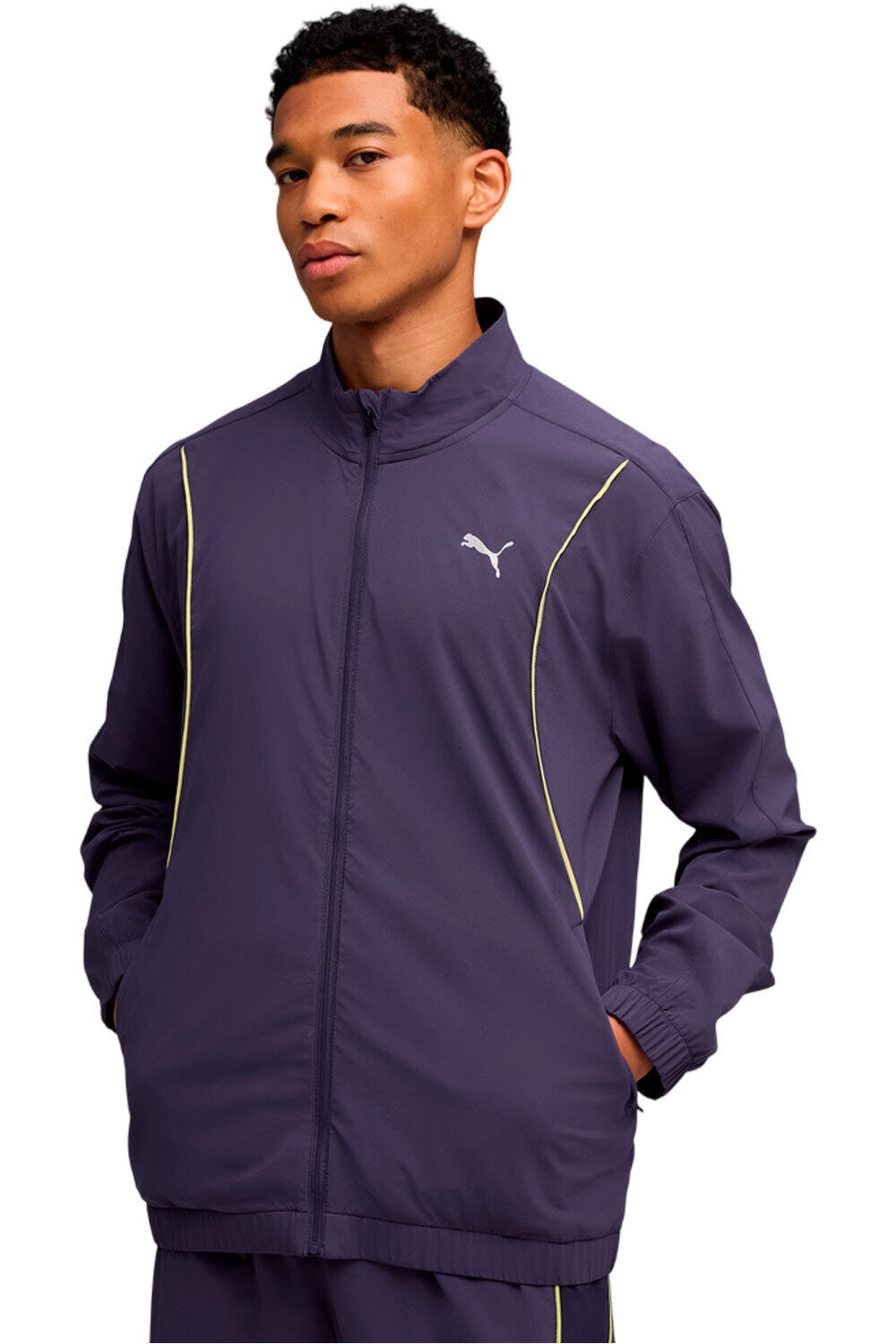 Puma run velocity woven camiseta técnica manga larga hombre