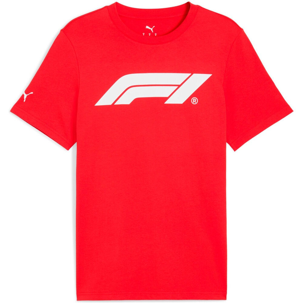 F1 essentials logo camiseta manga corta hombre Rojo (XXL)