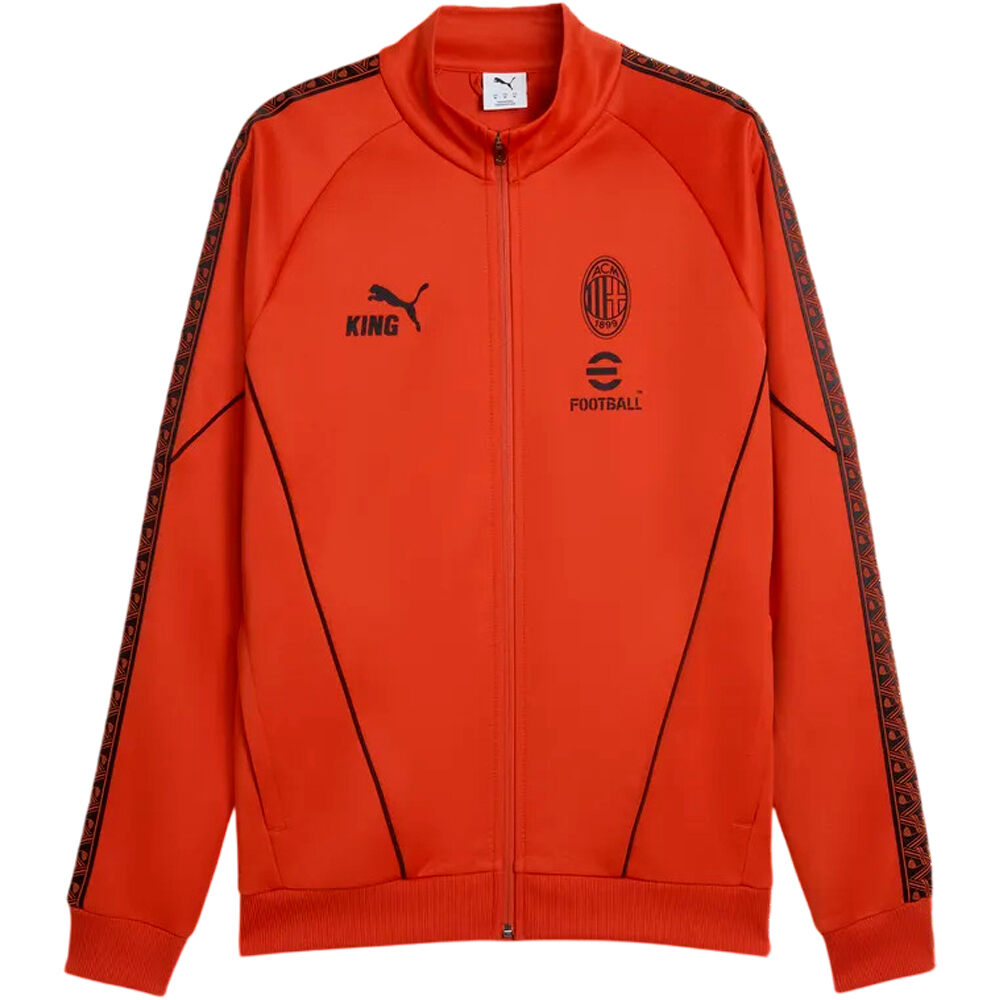 Milan king anthem sudadera entrenamiento fútbol Rojo (XXL)