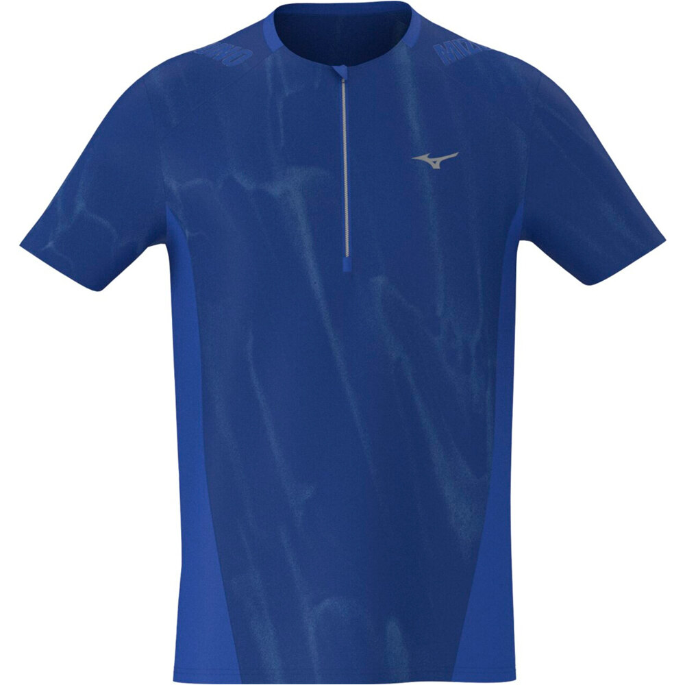 Trail graphic camisetas trail running manga corta hombre Azul (S)