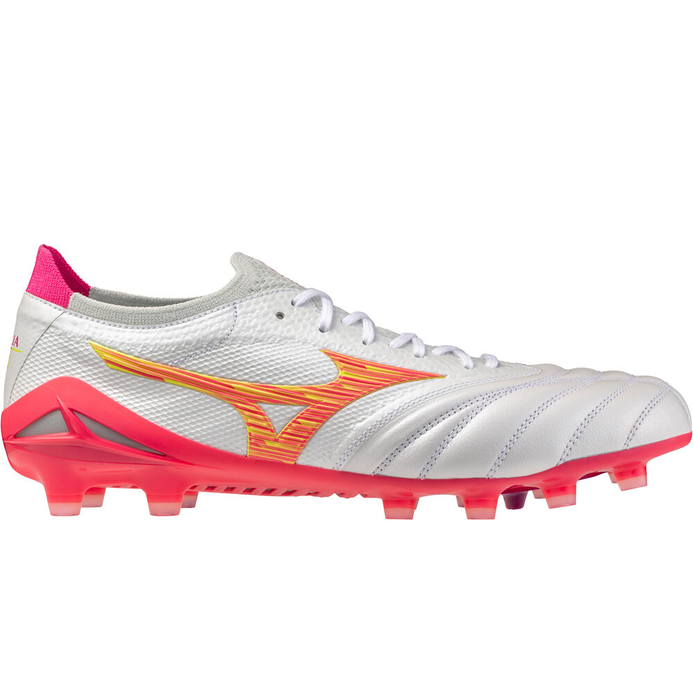 Morelia neo iv beta japan fg botas de futbol cesped artificial Blanco (45)