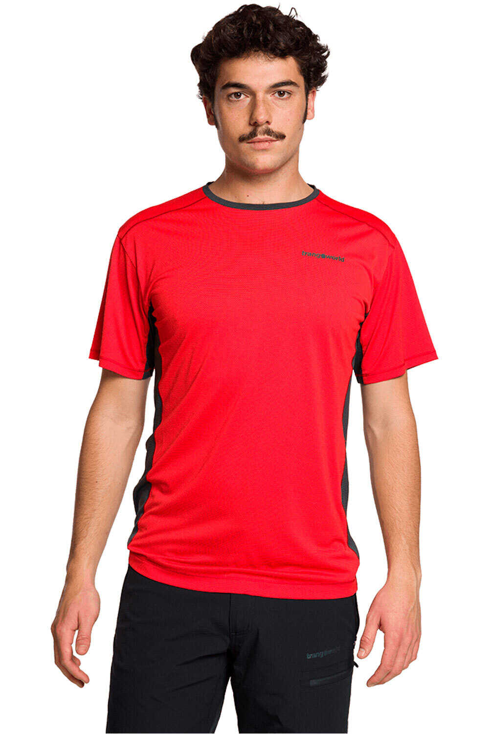Ritsem camiseta montaña manga corta hombre Rojo (XL)