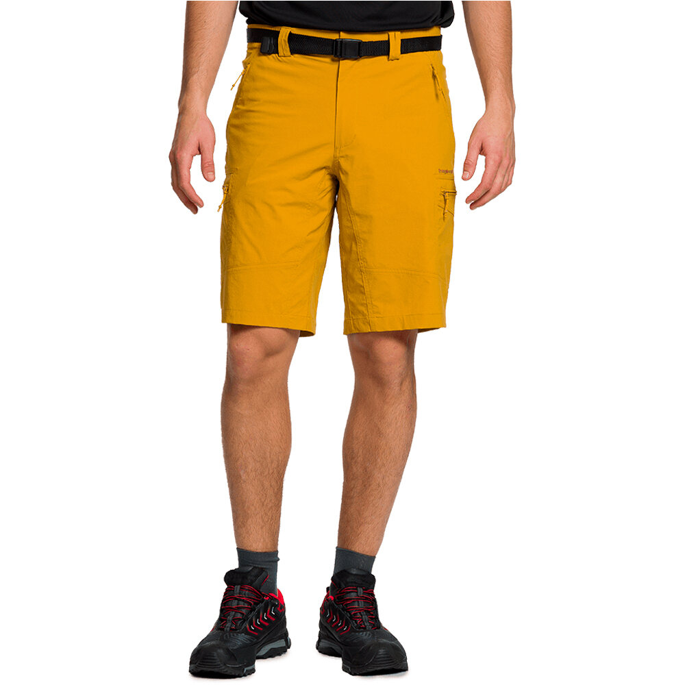 Brunner pantalón corto montaña hombre Amarillo (L)
