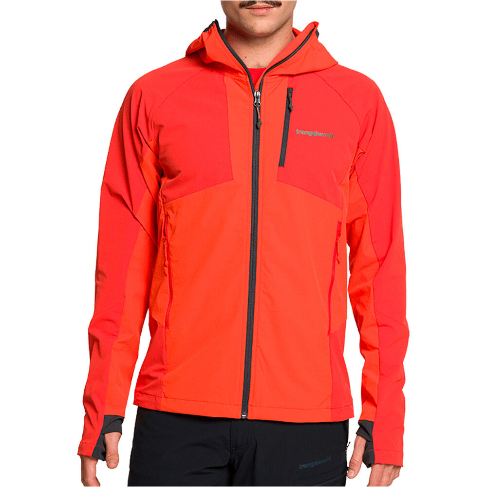 Eighe chaqueta impermeable hombre Naranja (L)
