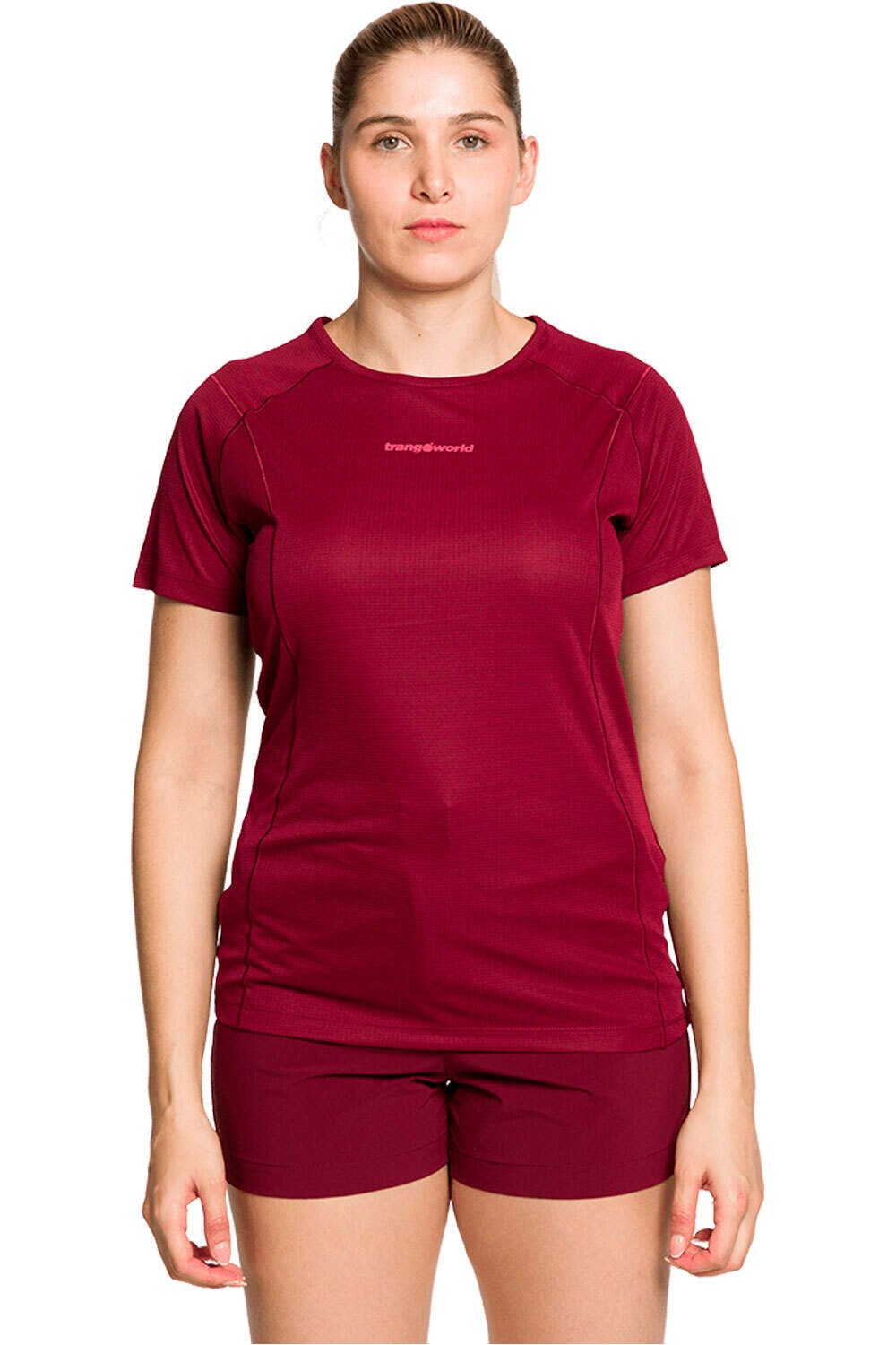 Demba camiseta montaña manga corta mujer Granate (L)