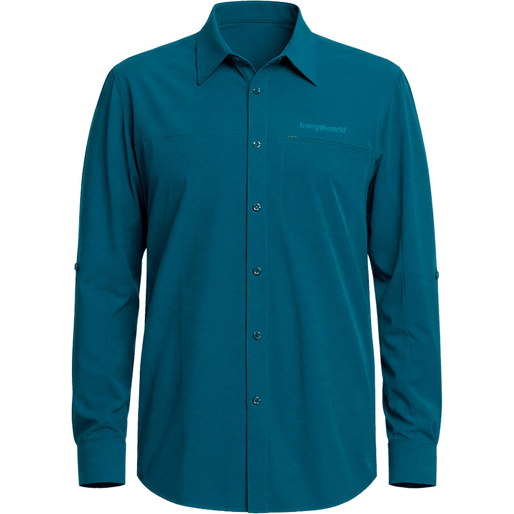 Vignemale camisa montaña manga larga hombre Azul (L)