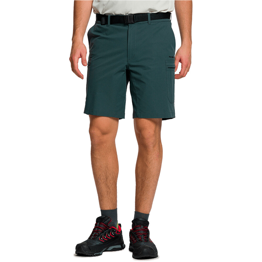 Norgay pantalón corto montaña hombre Gris (L)