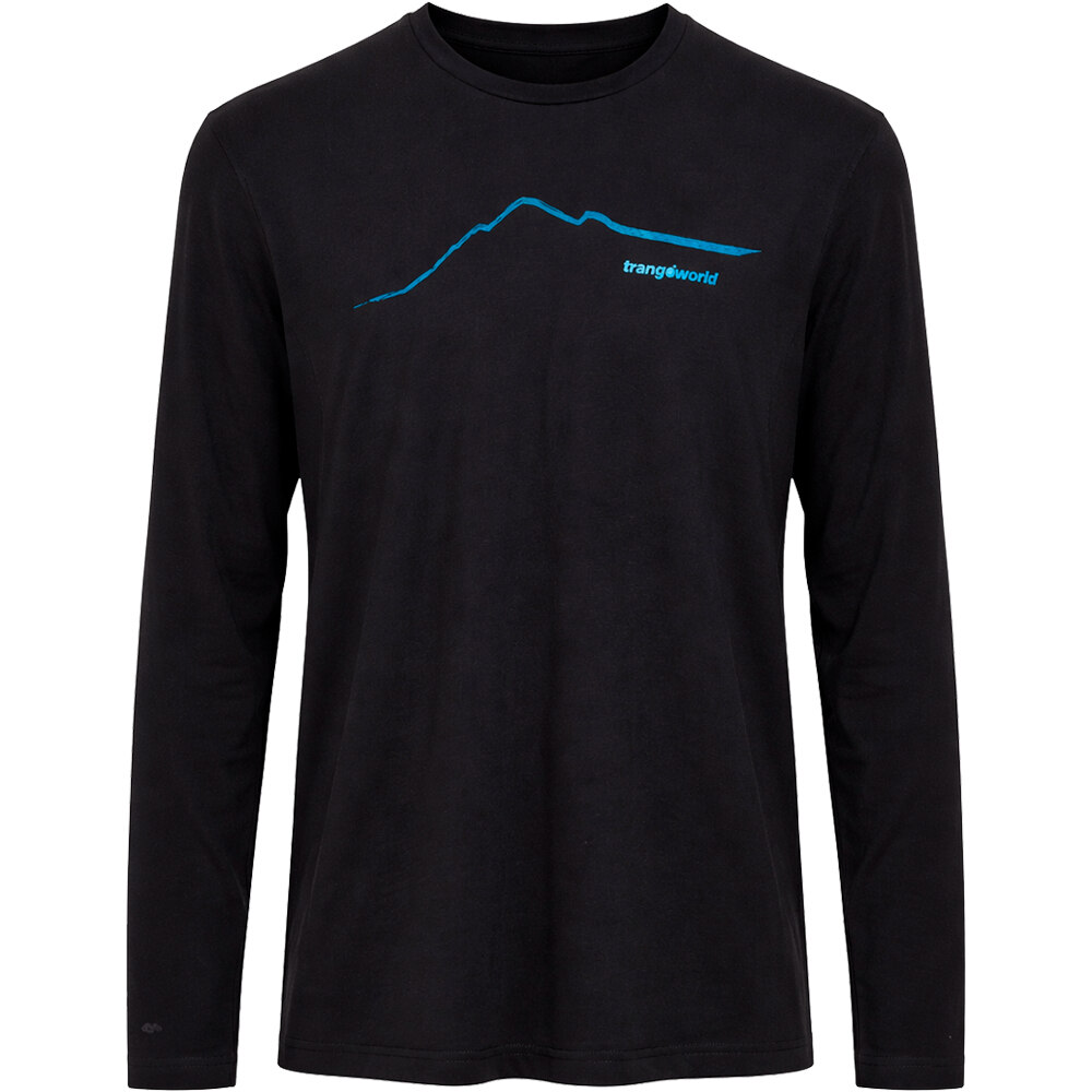 Agile camiseta montaña manga corta hombre Negro (XL)
