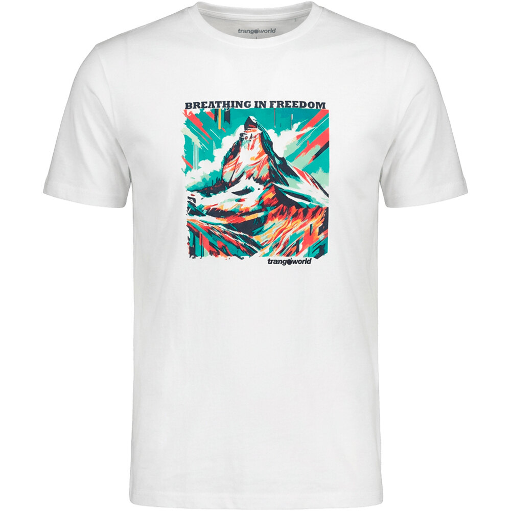 Warnick camiseta montaña manga corta hombre Blanco (M)