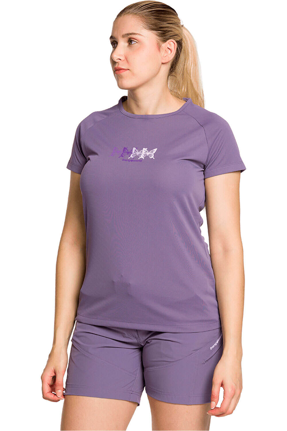 Kempsey camiseta montaña manga corta mujer Morado (L)