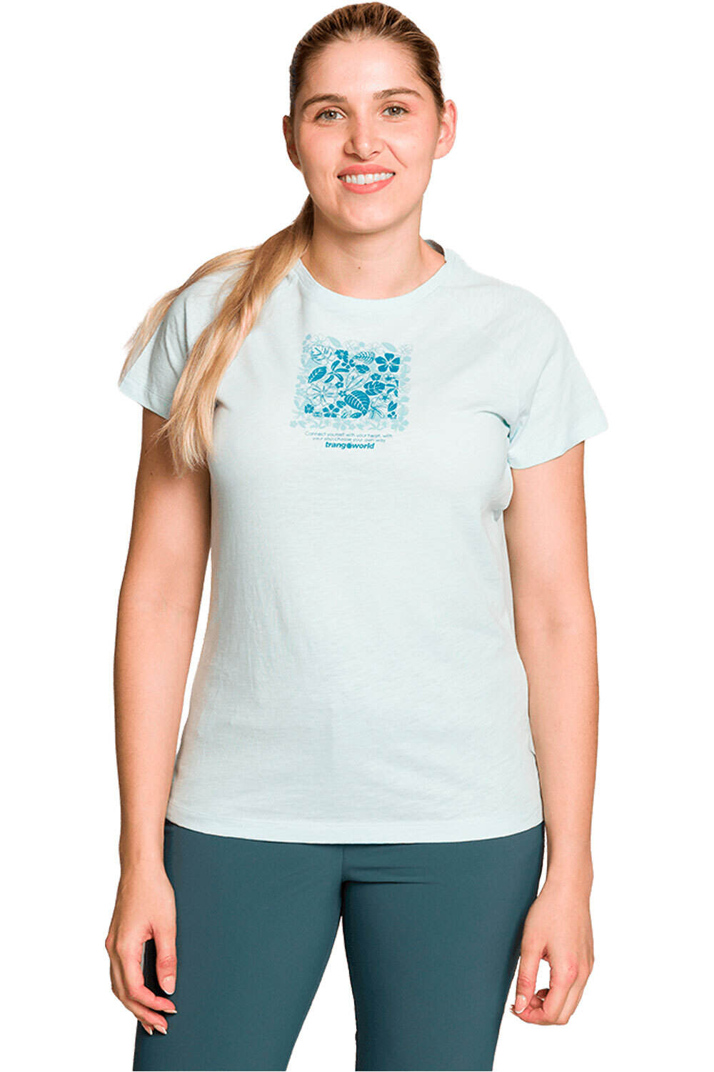 Cobden camiseta montaña manga corta mujer Azul (XL)