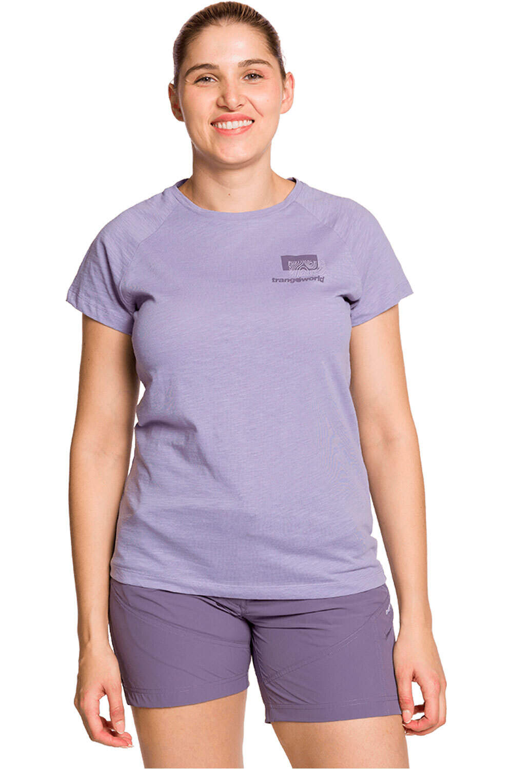 Wakool camiseta montaña manga corta mujer Morado (L)