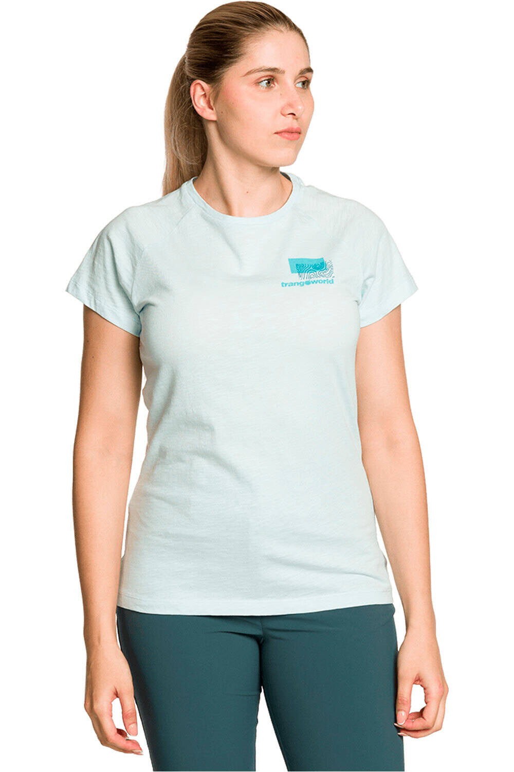 Wakool camiseta montaña manga corta mujer Azul (XL)