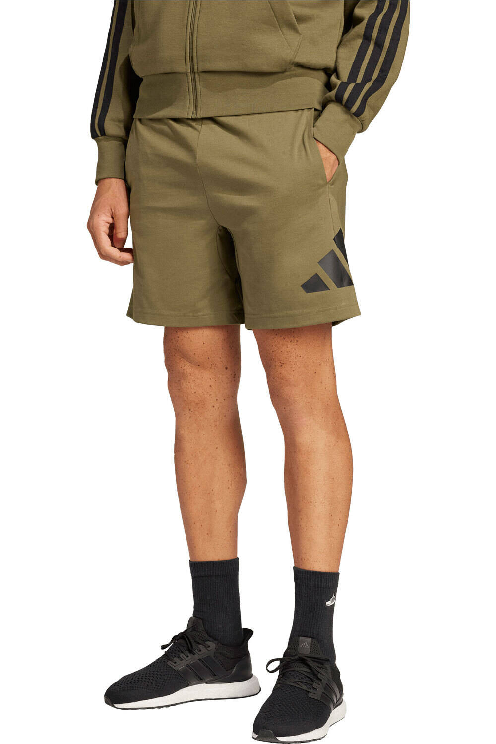 Essentials big logo bermudas hombre Verde (S)