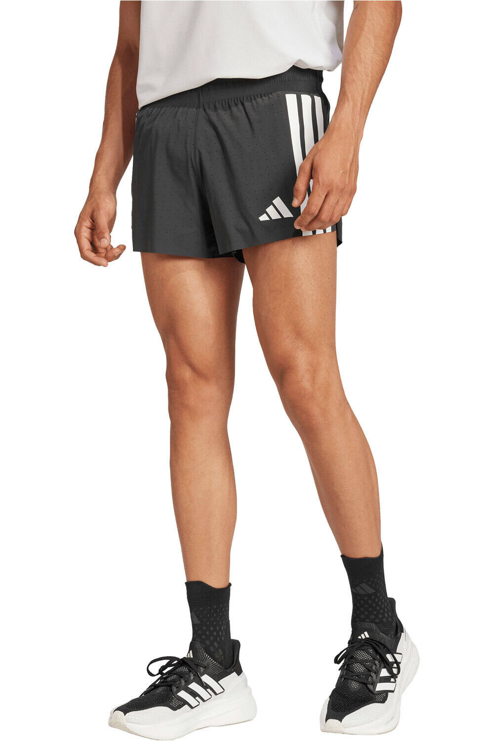 Adizero pantaloneta técnica hombre Negro (XXL)