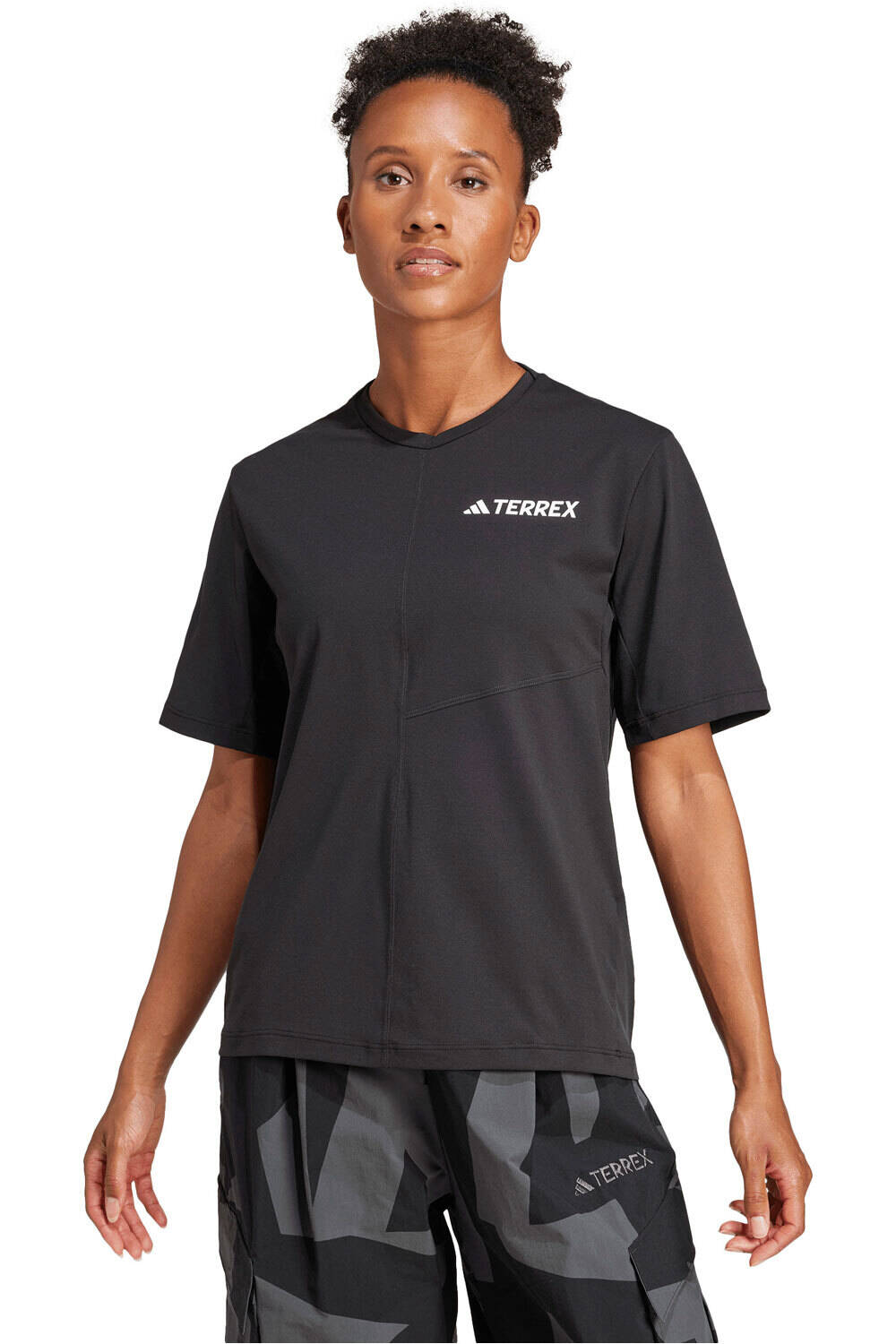 Terrex multi climacool camiseta montaña manga corta mujer Negro (M)