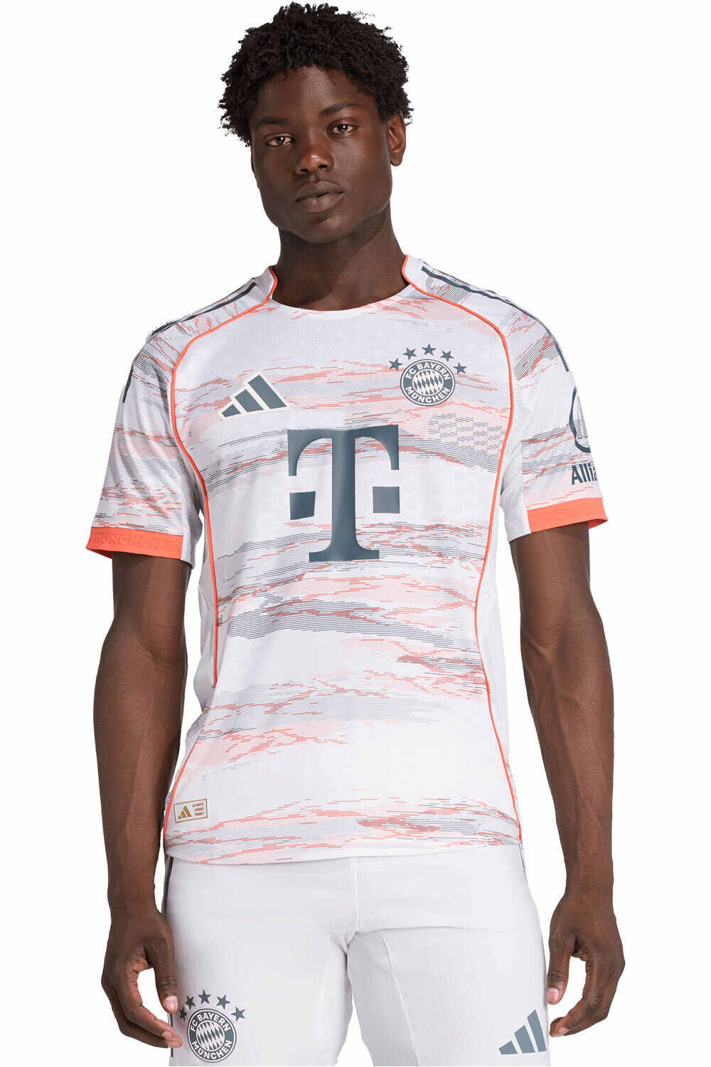 Bayern de munich 25/26 segunda equipacion camiseta de fútbol oficiales Blanco (L)