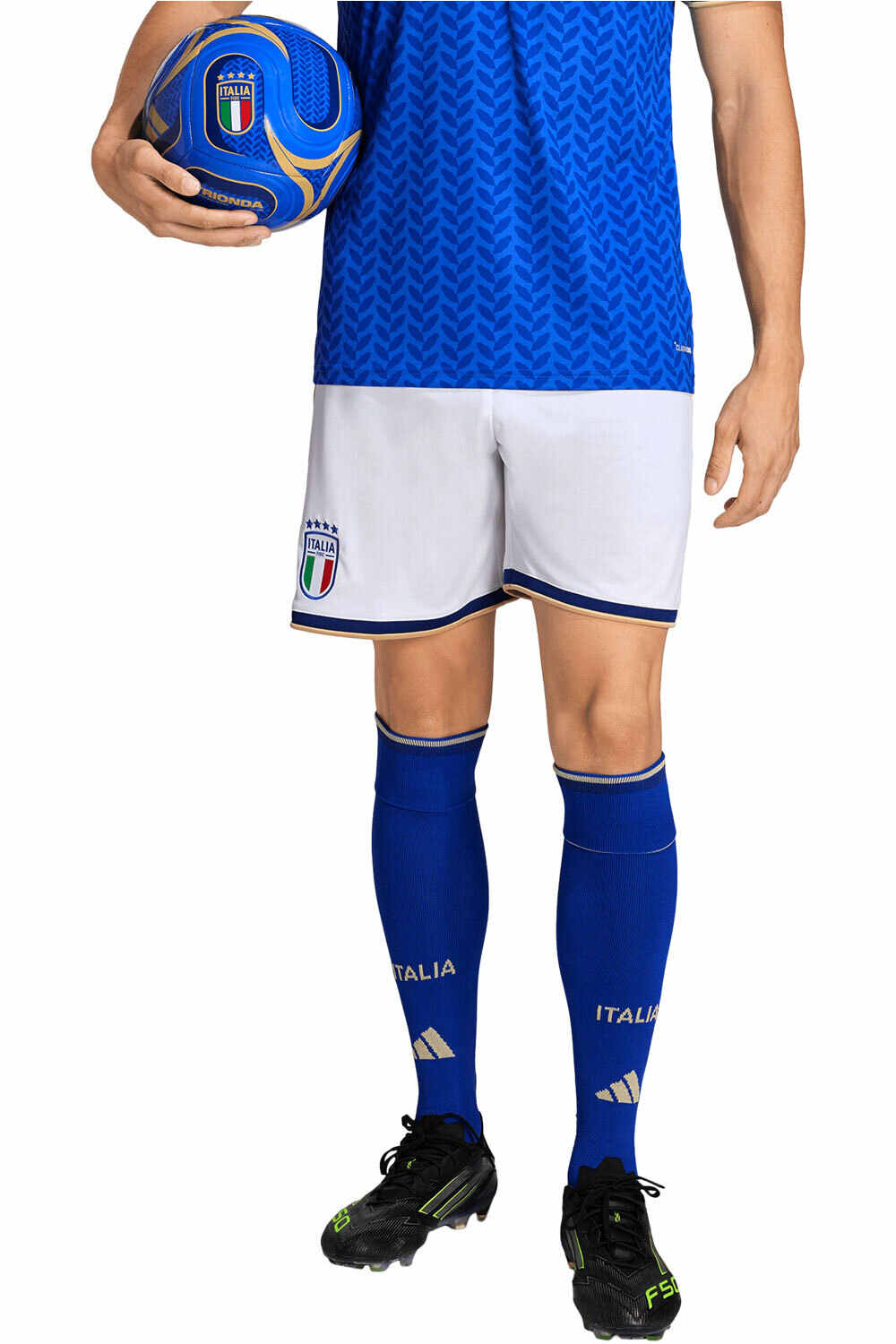Italia mundial 2026 primera equipacion pantalones fĂștbol oficiales Blanco (XL)
