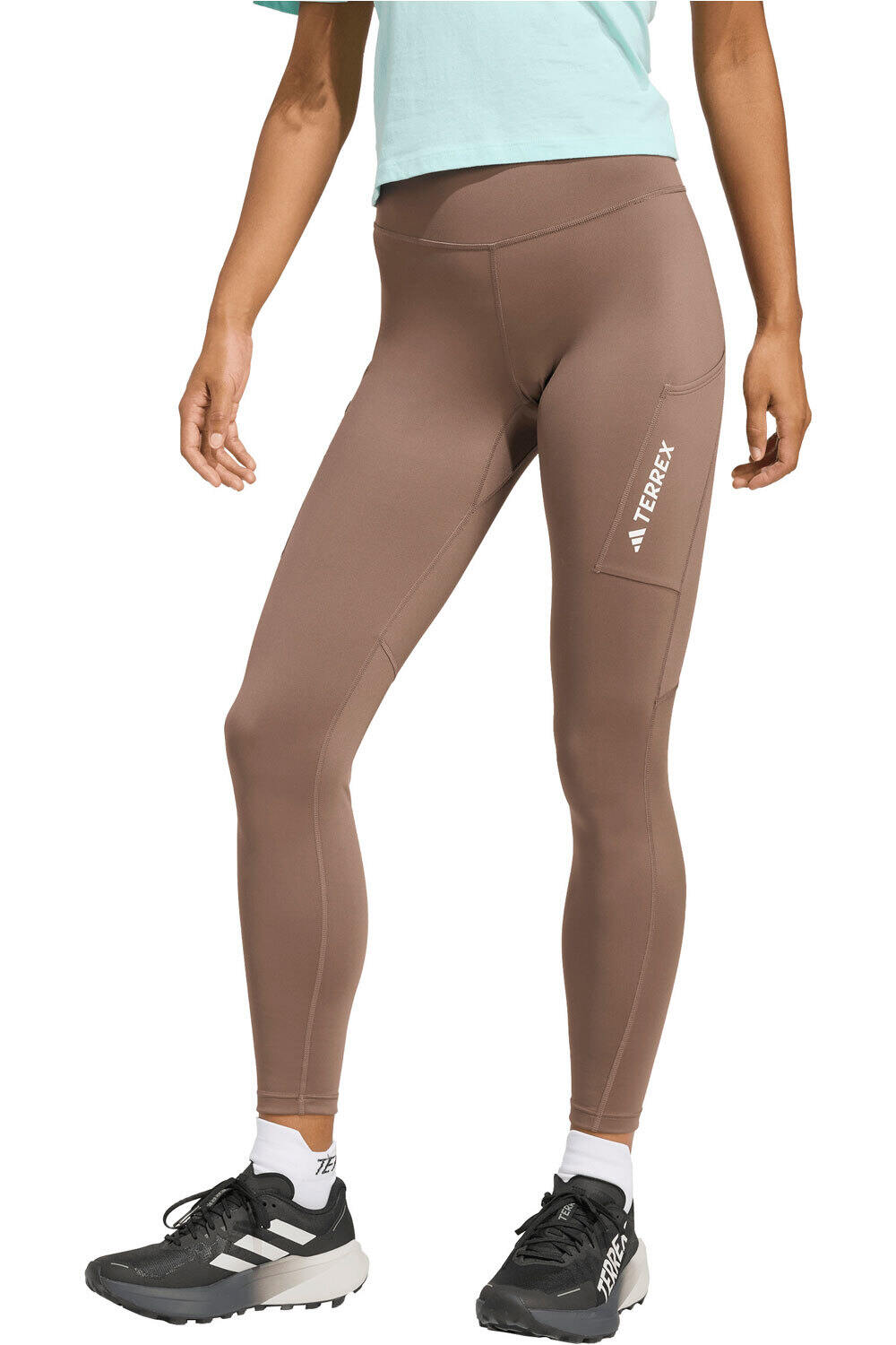 Terrex multi malla larga mujer Marron (44)
