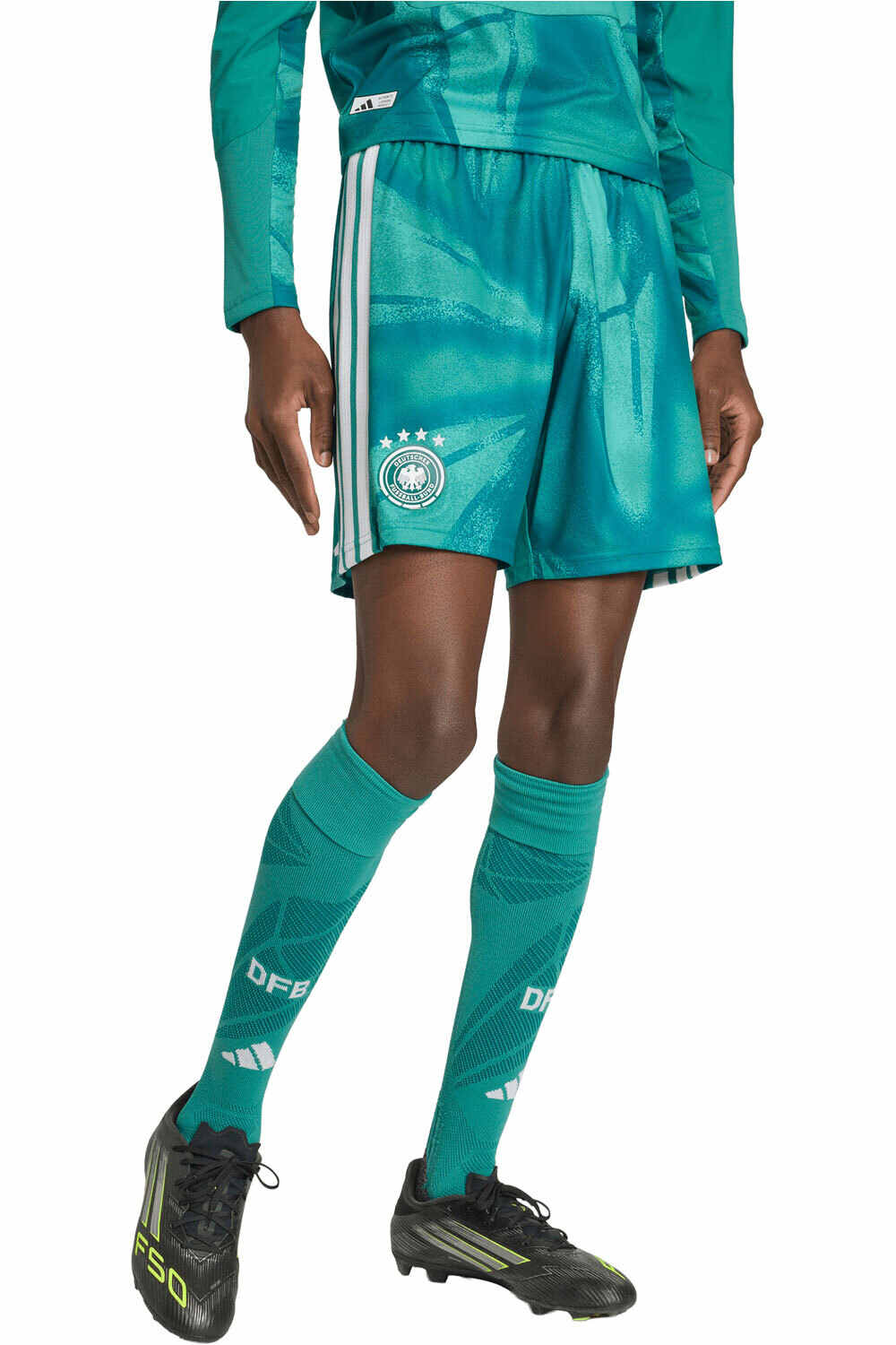 Alemania mundial 2026 primera equipacion portero pantalones fútbol oficiales Verde (S)
