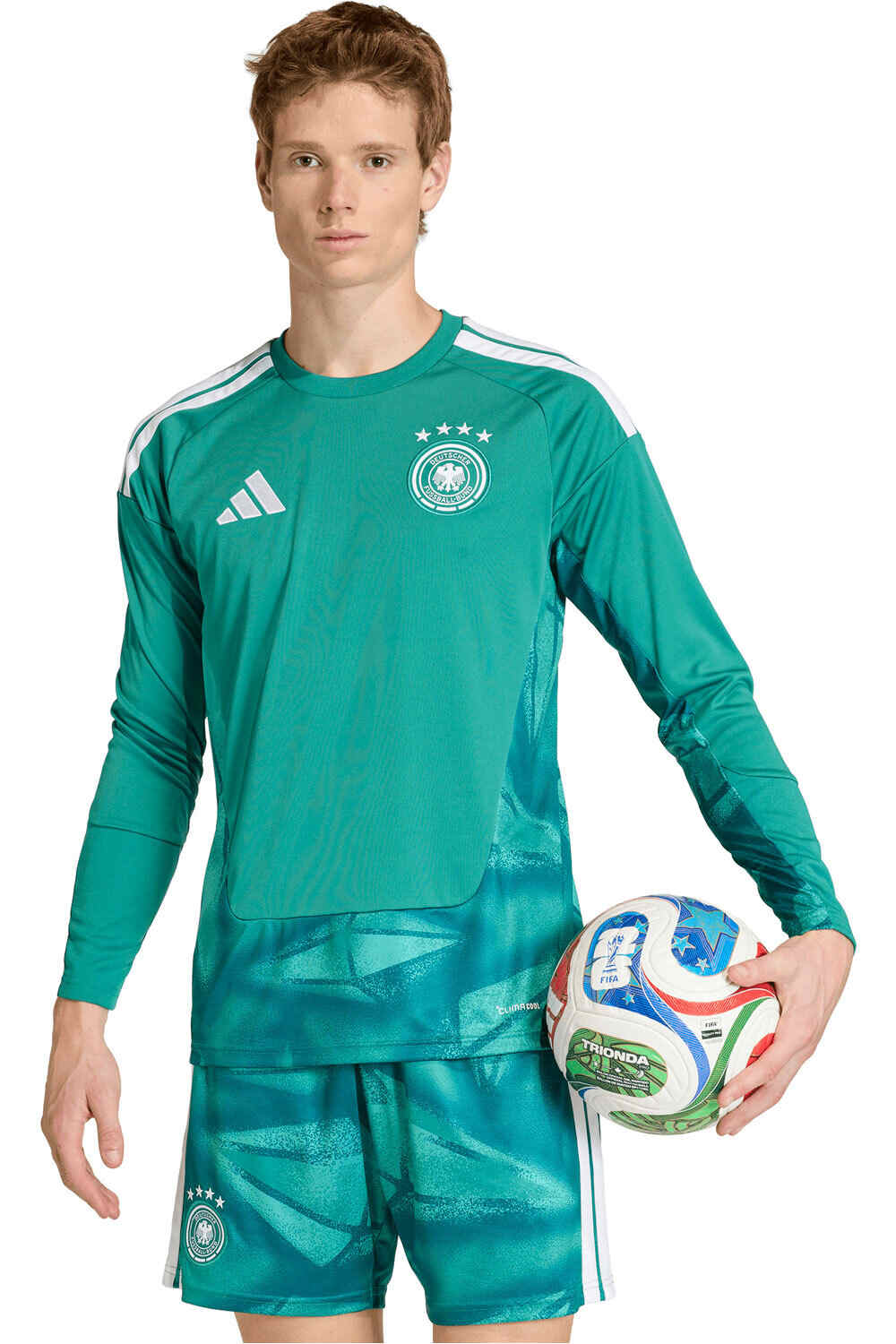 Alemania mundial 2026 primera equipacion portero camiseta de fútbol oficiales Verde (XL)