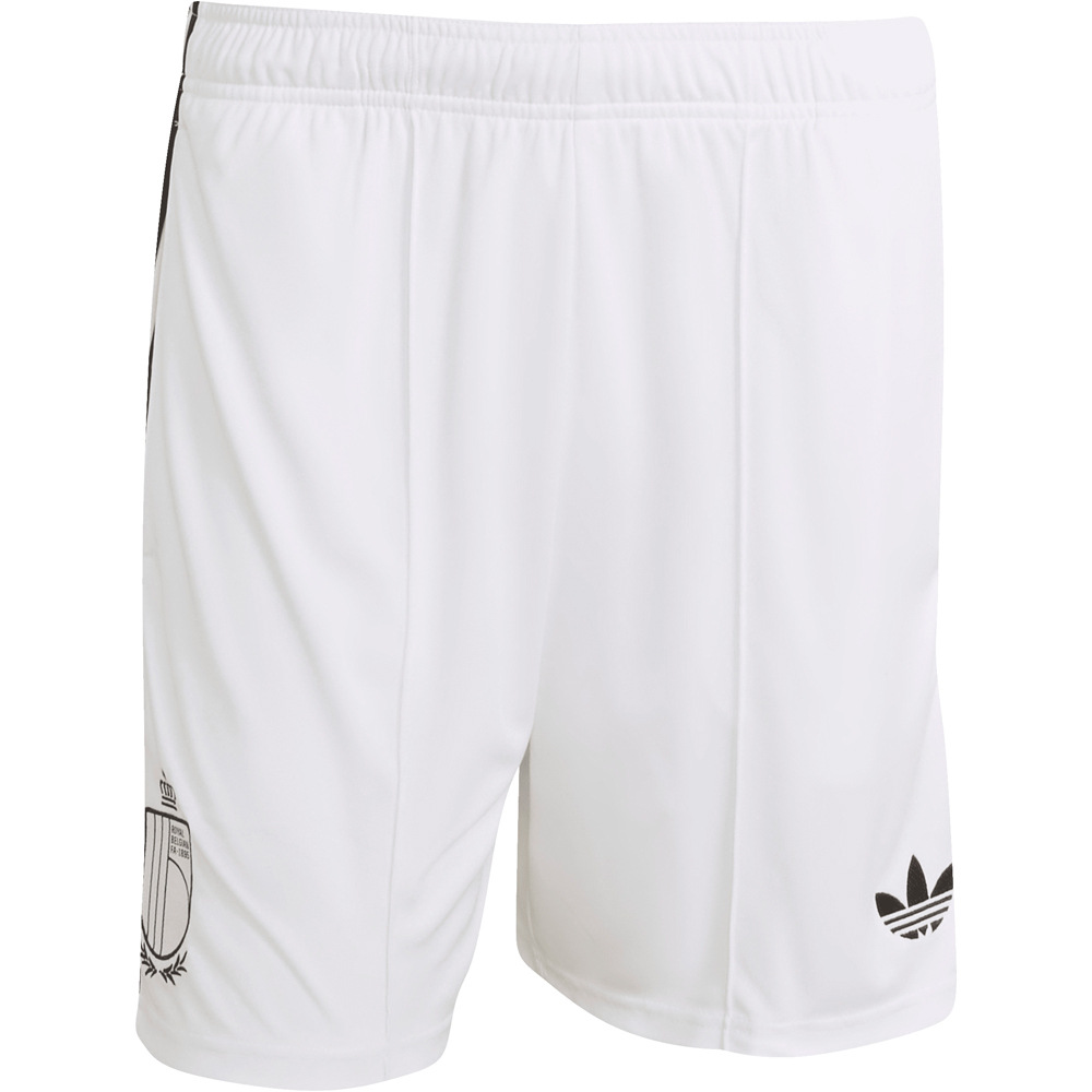 Belgica mundial 2026 segunda equipacion pantalones fútbol oficiales Blanco (M)