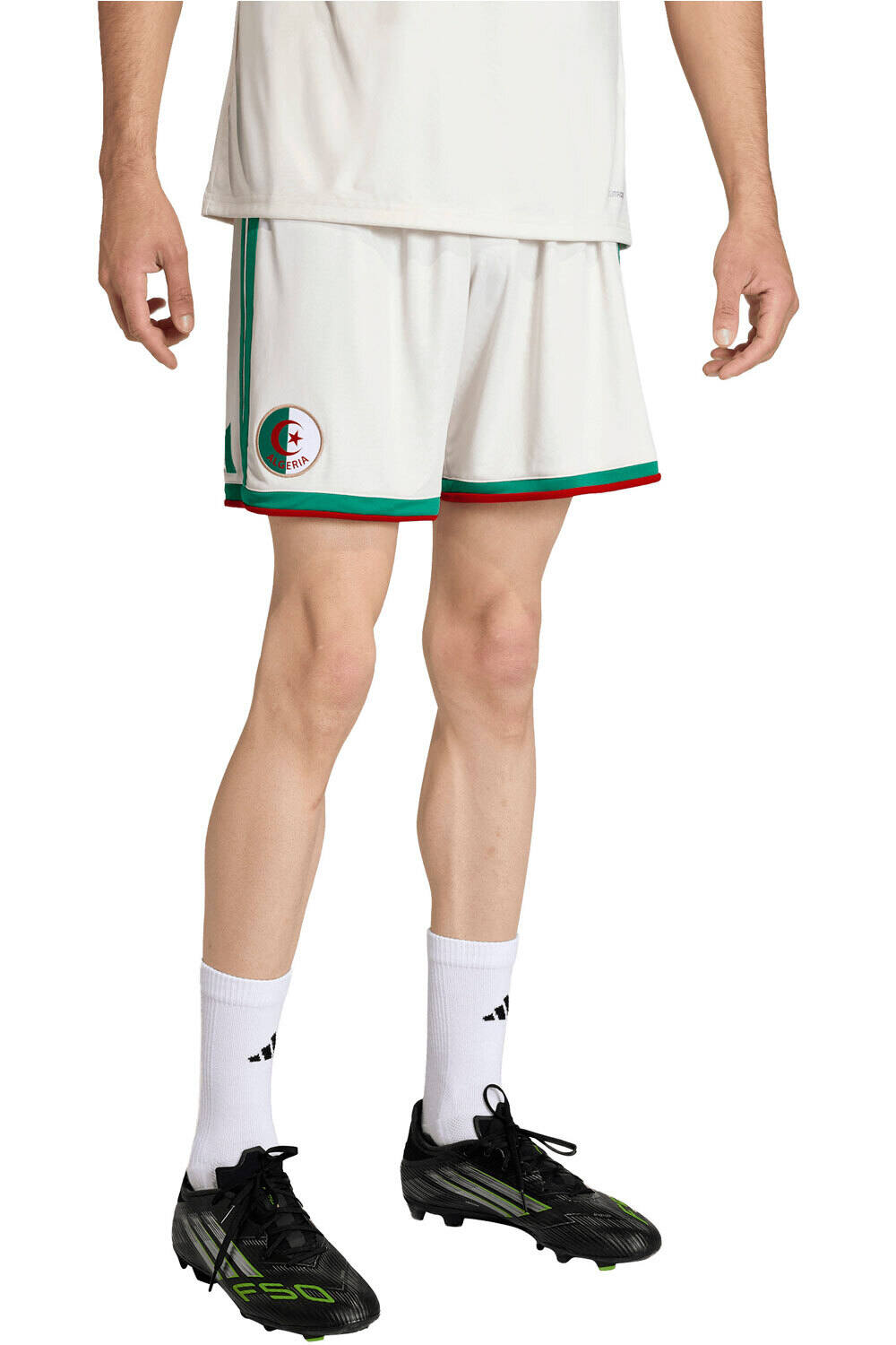 Argelia mundial 2026 primera equipacion pantalones fútbol oficiales Blanco (L)