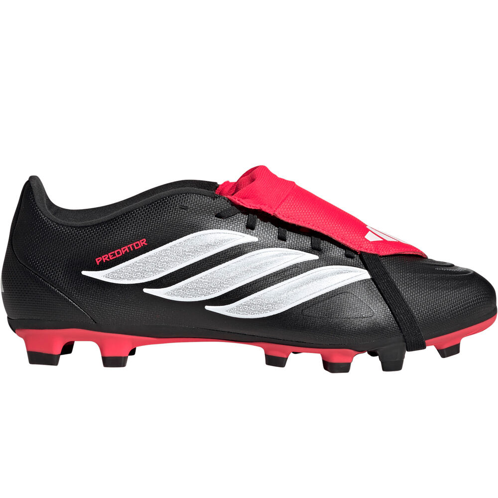 Predator club fg/mg botas de futbol cesped artificial Negro (44)