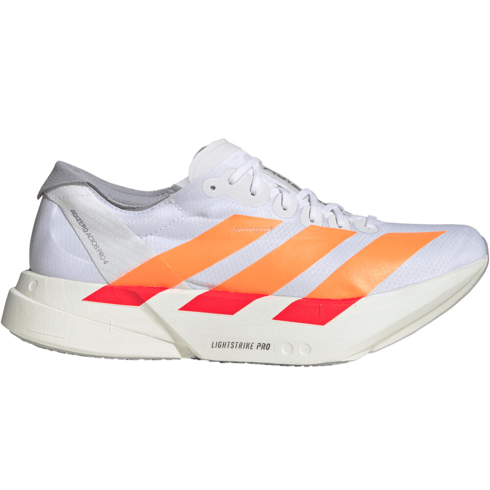 Adizero adios pro 4 zapatilla running hombre Blanco (44)